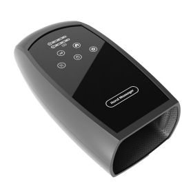 Intelligent Wireless Pneumatic Hand Massager (Color: Black)